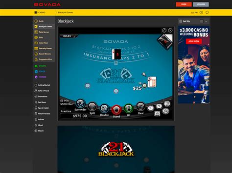 bovada online casino blackjack